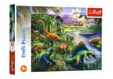 Puzzle - 200 - Drapieżne dinozaury - Trefl - 13281