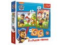 Puzzle - 2w1 + memos - Psia ekipa w akcji - Viacom PAW Patrol 93337 Puzzle - 2w1 + memos - Psia ekipa w akcji - Viacom PAW Patrol 93337