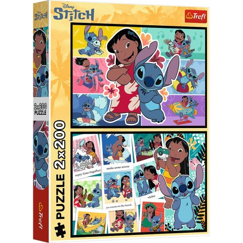 Puzzle - 2x200 - Wesołe życie Stitcha - Disney Lilo and Stitch 13334