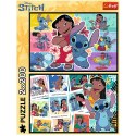 Puzzle - 2x200 - Wesołe życie Stitcha - Disney Lilo and Stitch 13334