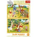 Puzzle - 2x24 - Dzień w ogrodzie - Disney Winnie the Pooh Trefl 34436 Puzzle - 2x24 - Dzień w ogrodzie - Disney Winnie the Pooh Trefl 34436