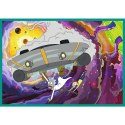 Puzzle - 4x250 - Zakręcony świat Ricka i Morty'ego - Warner Rick and Morty Trefl 13338
