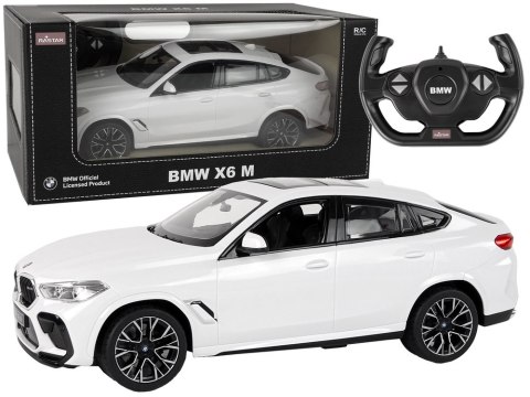 Auto R/C Bmw X6 M 1:14 Rastar Białe Auto R/C Bmw X6 M 1:14 Rastar Białe