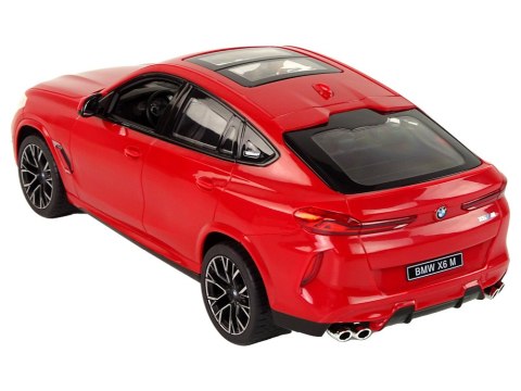 Auto R/C Bmw X6 M 1:14 Rastar Czerwone Auto R/C Bmw X6 M 1:14 Rastar Czerwone