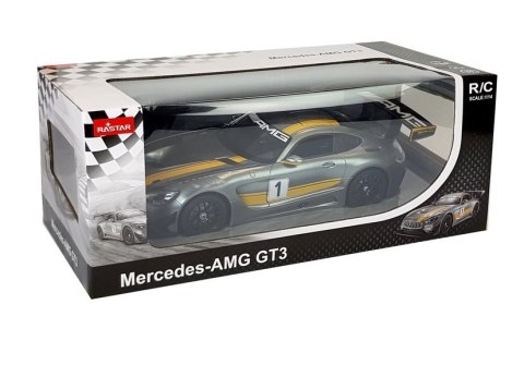 Auto R/C Mercedes AMG GT3 Rastar 1:14 Szare na pilota Auto R/C Mercedes AMG GT3 Rastar 1:14 Szare na pilota