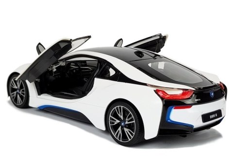 Auto R/C Sportowe Zdalnie Sterowane BMW i8 Rastar 1:14 Biały Auto R/C Sportowe Zdalnie Sterowane BMW i8 Rastar 1:14 Biały