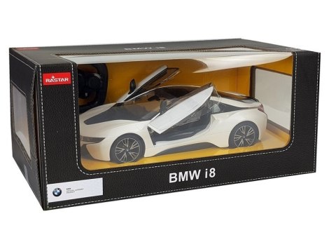 Auto R/C Sportowe Zdalnie Sterowane BMW i8 Rastar 1:14 Biały Auto R/C Sportowe Zdalnie Sterowane BMW i8 Rastar 1:14 Biały