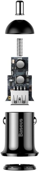 ŁADOWARKA SAMOCHODOWA Baseus Grain Pro CCALLP-01 24W 4.8A 2x USB-A ŁADOWARKA SAMOCHODOWA Baseus Grain Pro CCALLP-01 24W 4.8A 2x USB-A