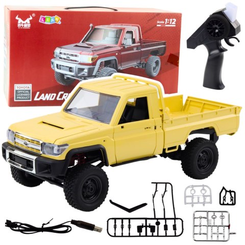 Samochód Terenowy MN82 Zdalnie Sterowany RC Napęd 4x4 Żółty 1:12 Samochód Terenowy MN82 Zdalnie Sterowany RC Napęd 4x4 Żółty 1:12