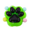 Gniotek Kocia Łapka Antystresowa Sensoryczna Squishy Czarno-Zielona