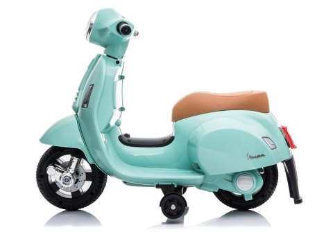 Skuter na Akumulator Vespa GTS 300 Mini Turkusowy Skuter na Akumulator Vespa GTS 300 Mini Turkusowy