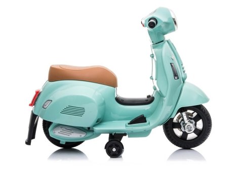 Skuter na Akumulator Vespa GTS 300 Mini Turkusowy Skuter na Akumulator Vespa GTS 300 Mini Turkusowy