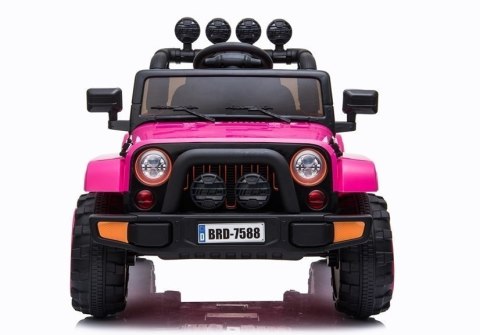 Auto na Akumulator Jeep BRD-7588 Różowy 4x4 Auto na Akumulator Jeep BRD-7588 Różowy 4x4