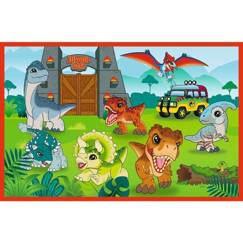 Puzzle - 2x24 - Małe dinozaury - Universal Jurassic World Trefl 34437