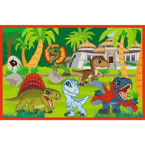 Puzzle - 2x24 - Małe dinozaury - Universal Jurassic World Trefl 34437
