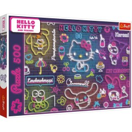 Puzzle - 500 - Neon Hello Kitty Trefl 37523