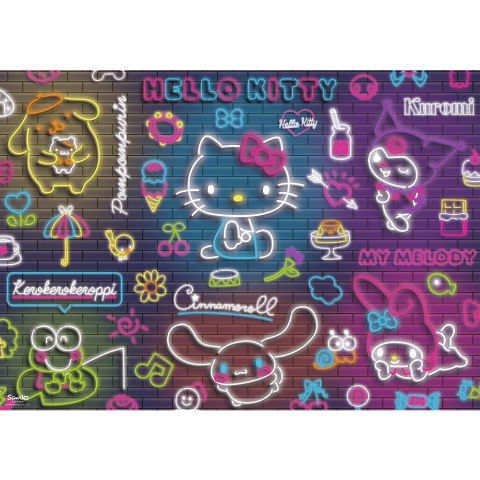Puzzle - 500 - Neon Hello Kitty Trefl 37523