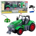 Ciągnik Traktor Rolniczy Zdalnie Sterowany RC Zielony 1:24