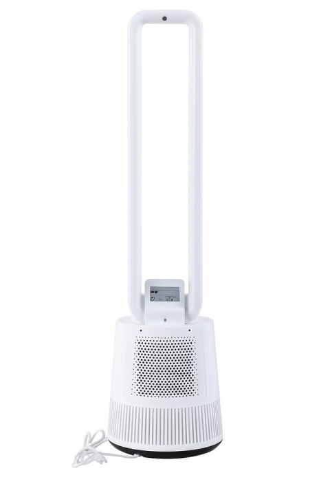 WENTYLATOR BEZŁOPATKOWY PODŁOGOWY OSCYLACJA TIMER WYŚWIETLACZ LCD PILOT