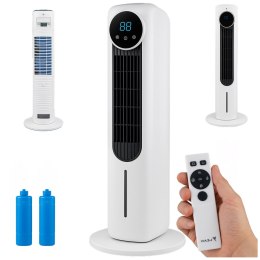 WENTYLATOR KOLUMNOWY WODNY PODŁOGOWY JONIZACJA OSCYLACJA WYŚWIETLACZ PILOT