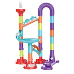 Zestaw Tor Dla Kulek Kulkodrom Zjeżdżalnie Kolorowa Konstrukcja