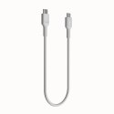 KABEL USB-C / USB-C Greencell PowerFlex 120cm PD 100W biały silikonowy KABEL USB-C / USB-C Greencell PowerFlex 120cm PD 100W biały silikonowy