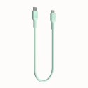 KABEL USB-C / USB-C Greencell PowerFlex 120cm PD 100W zielony silikonowy KABEL USB-C / USB-C Greencell PowerFlex 120cm PD 100W zielony silikonowy