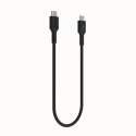 KABEL USB-C / USB-C Greencell PowerStream 200cm PD 100W czarny w oplocie KABEL USB-C / USB-C Greencell PowerStream 200cm PD 100W czarny w oplocie