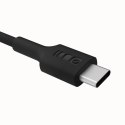 KABEL USB-C / USB-C Greencell PowerStream 200cm PD 100W czarny w oplocie KABEL USB-C / USB-C Greencell PowerStream 200cm PD 100W czarny w oplocie