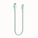KABEL USB-C / USB-C Greencell PowerStream 200cm PD 100W zielony w oplocie KABEL USB-C / USB-C Greencell PowerStream 200cm PD 100W zielony w oplocie