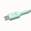 KABEL USB-C / USB-C Greencell PowerStream 200cm PD 100W zielony w oplocie KABEL USB-C / USB-C Greencell PowerStream 200cm PD 100W zielony w oplocie
