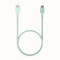 KABEL USB-C / USB-C Greencell PowerStream 200cm PD 100W zielony w oplocie KABEL USB-C / USB-C Greencell PowerStream 200cm PD 100W zielony w oplocie
