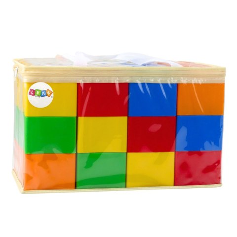 Zestaw Duże Klocki Konstrukcyjne W Torbie Kolorowe 28,5x9x9 cm 12el. Zestaw Duże Klocki Konstrukcyjne W Torbie Kolorowe 28,5x9x9 cm 12el.
