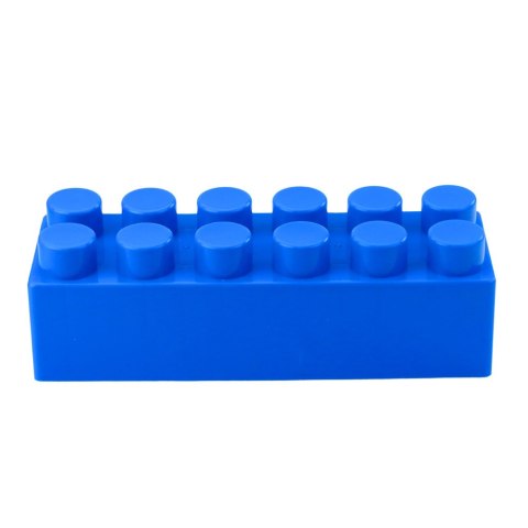 Zestaw Duże Klocki Konstrukcyjne W Torbie Kolorowe 28,5x9x9 cm 6el. Zestaw Duże Klocki Konstrukcyjne W Torbie Kolorowe 28,5x9x9 cm 6el.