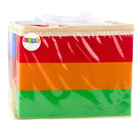 Zestaw Duże Klocki Konstrukcyjne W Torbie Kolorowe 28,5x9x9 cm 6el. Zestaw Duże Klocki Konstrukcyjne W Torbie Kolorowe 28,5x9x9 cm 6el.