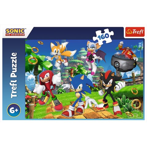 Puzzle - 160 - Sonic i przyjaciele Trefl 15421