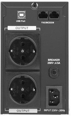 UPS ZASILACZ AWARYJNY Armac 650VA 390W LINE-INTERACTIVE SCHUKO