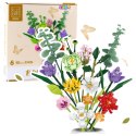 Klocki Konstrukcyjne Dekoracyjny Bukiet Kwiaty Kolorowe 836 el.