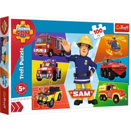 Puzzle - 100 - Pojazdy Strażaka Sama - Prism A and D Fireman Sam 16354