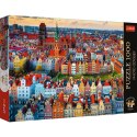 Puzzle - 1000 Premium Plus - Widok na Gdańsk, Polska Trefl 10856