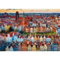 Puzzle - 1000 Premium Plus - Widok na Gdańsk, Polska Trefl 10856