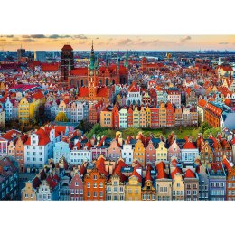 Puzzle - 1000 Premium Plus - Widok na Gdańsk, Polska Trefl 10856