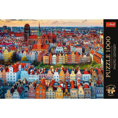 Puzzle - 1000 Premium Plus - Widok na Gdańsk, Polska Trefl 10856