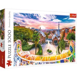 Puzzle - 1000 - Zachód słońca nad Barceloną, Hiszpania 10711