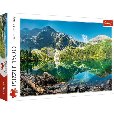 Puzzle -1500- Jezioro Morskie Oko, Tatry, Polska 26167