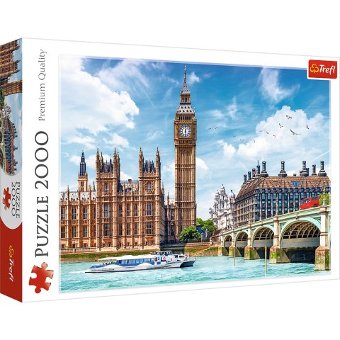 Puzzle 2000 - Big Ben, Londyn, Anglia Trefl 27120