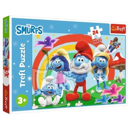 Puzzle - 24 Maxi - Smerfny dzień - The Smurfs 14374