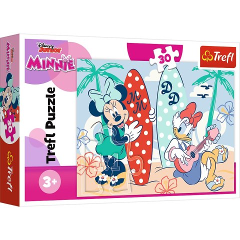 Puzzle - 30 - Kolorowa Minnie - Disney Minnie Tref; 18302