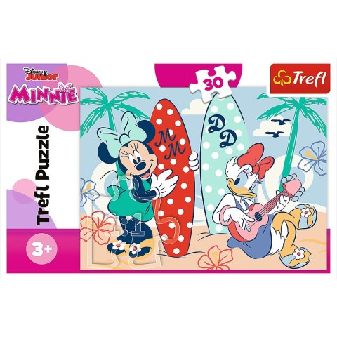 Puzzle - 30 - Kolorowa Minnie - Disney Minnie Tref; 18302