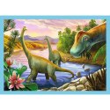 Puzzle - 4w1 - Wyjątkowe dinozaury - Trefl 34609